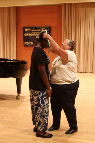 Awarding the Medallions